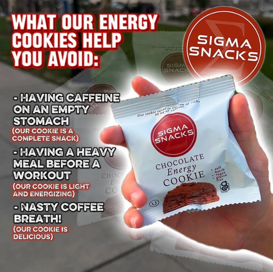 6 PACK STARTER PACK - CHOCOLATE SIGMA SNACKS ENERGY COOKIES