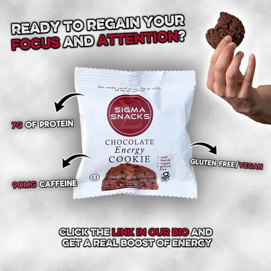Sigma Snacks Caffeinated Energy Cookies – Chocolate