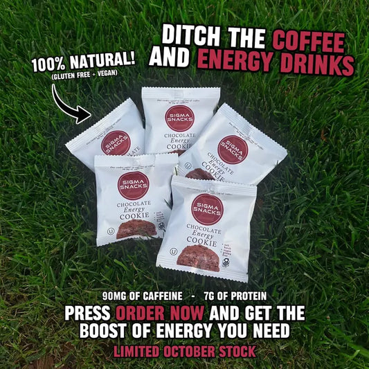 Sigma Snacks Caffeinated Energy Cookies – Chocolate