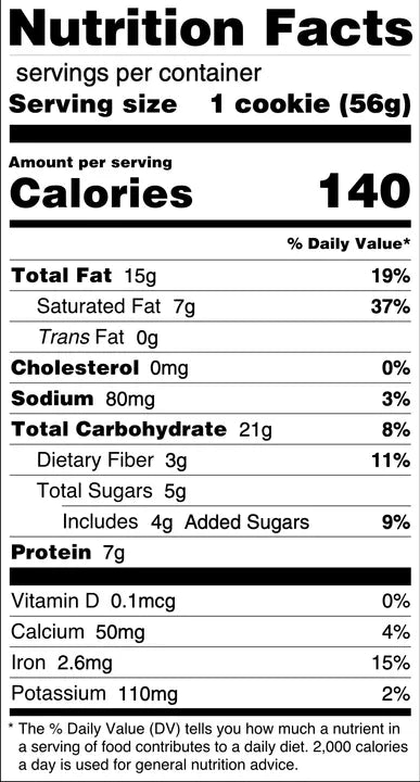 Sigma Snacks Caffeinated Energy Cookies – Chocolate