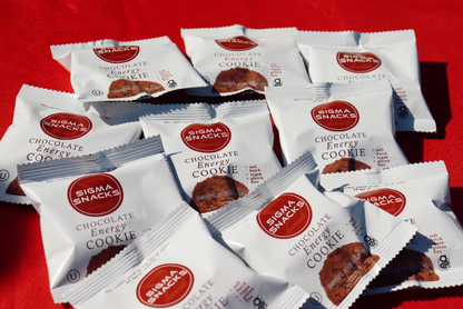 18 Pack - Chocolate Sigma Snacks Energy Cookies